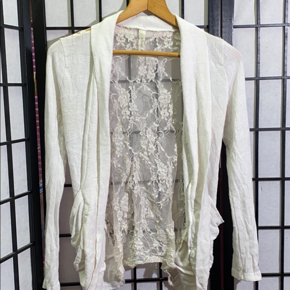 Rennes Open Front Lacey Back Size M